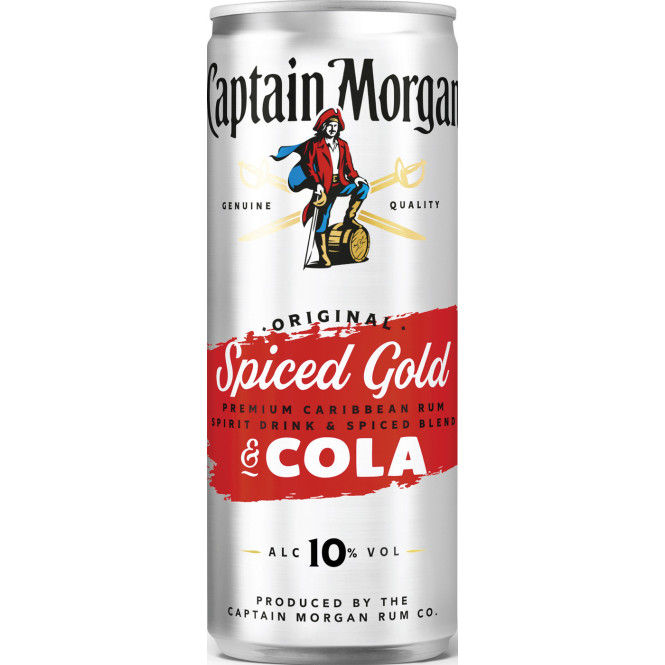 Captain Morgan Spiced Gold & Cola 0,25l EINWEG