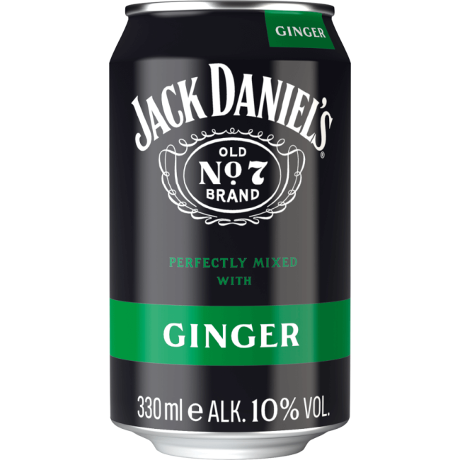 Jack Daniel's Whiskey mixed with Ginger 0,33l EINWEG